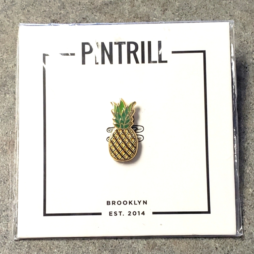 Pintrill Pineapple Pin NEW SEALED